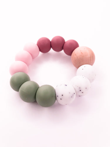 Safe silicone teething toy for baby and toddlers