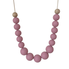 Load image into Gallery viewer, The staple - Blush pink teething and breastfeeding necklace
