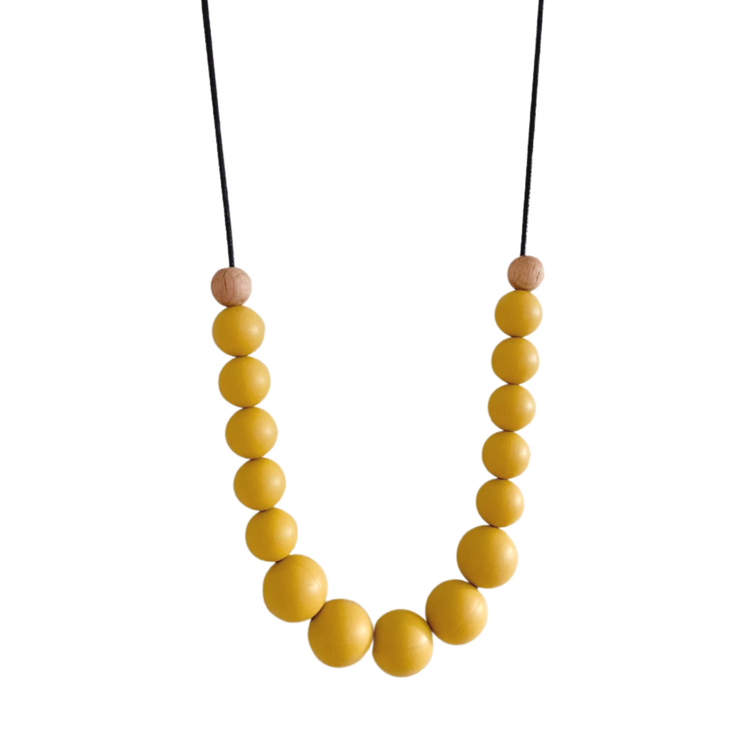 The Staple - Mustard teething necklace