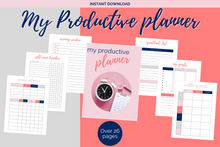 Load image into Gallery viewer, The productivity planner - Instant download
