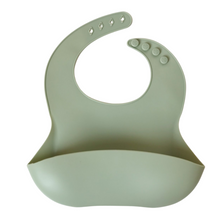 Load image into Gallery viewer, Olive silicone bib
