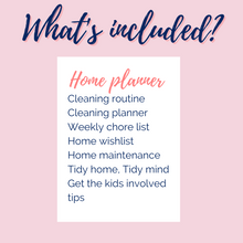 Load image into Gallery viewer, Home planner for busy mums - Instant download
